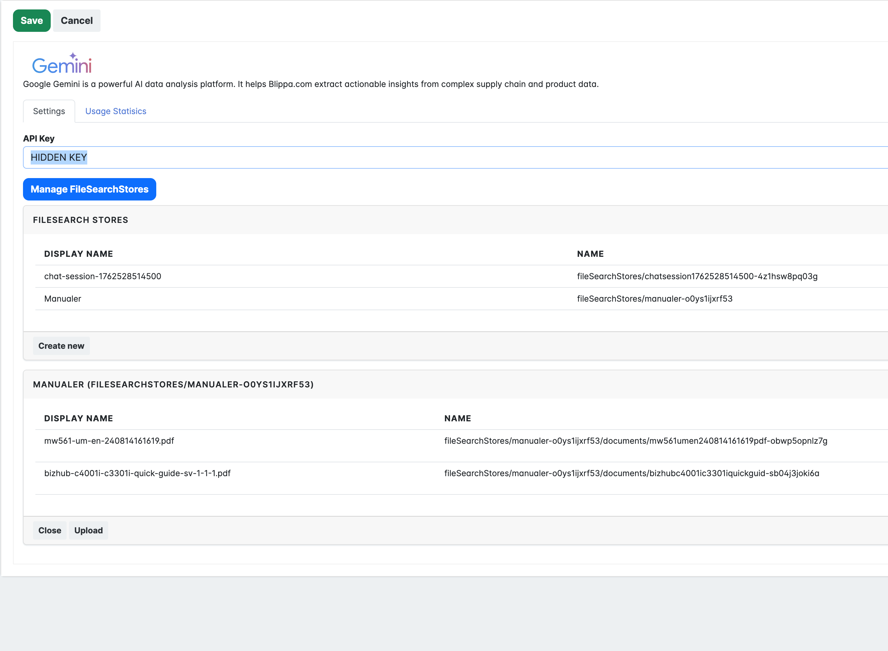 AI: Pre-index your files with Google Gemini! - ai - Blippa
